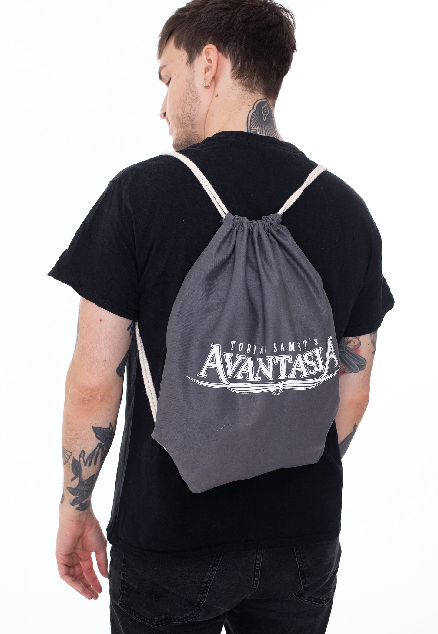 Avantasia - Logo Dark Grey Drawstring - Backpack