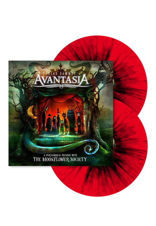 Avantasia - A Paranormal Evening with the Moonflower Society Cardinal Red/Graphite Ltd. - Splattered 2 Vinyl
