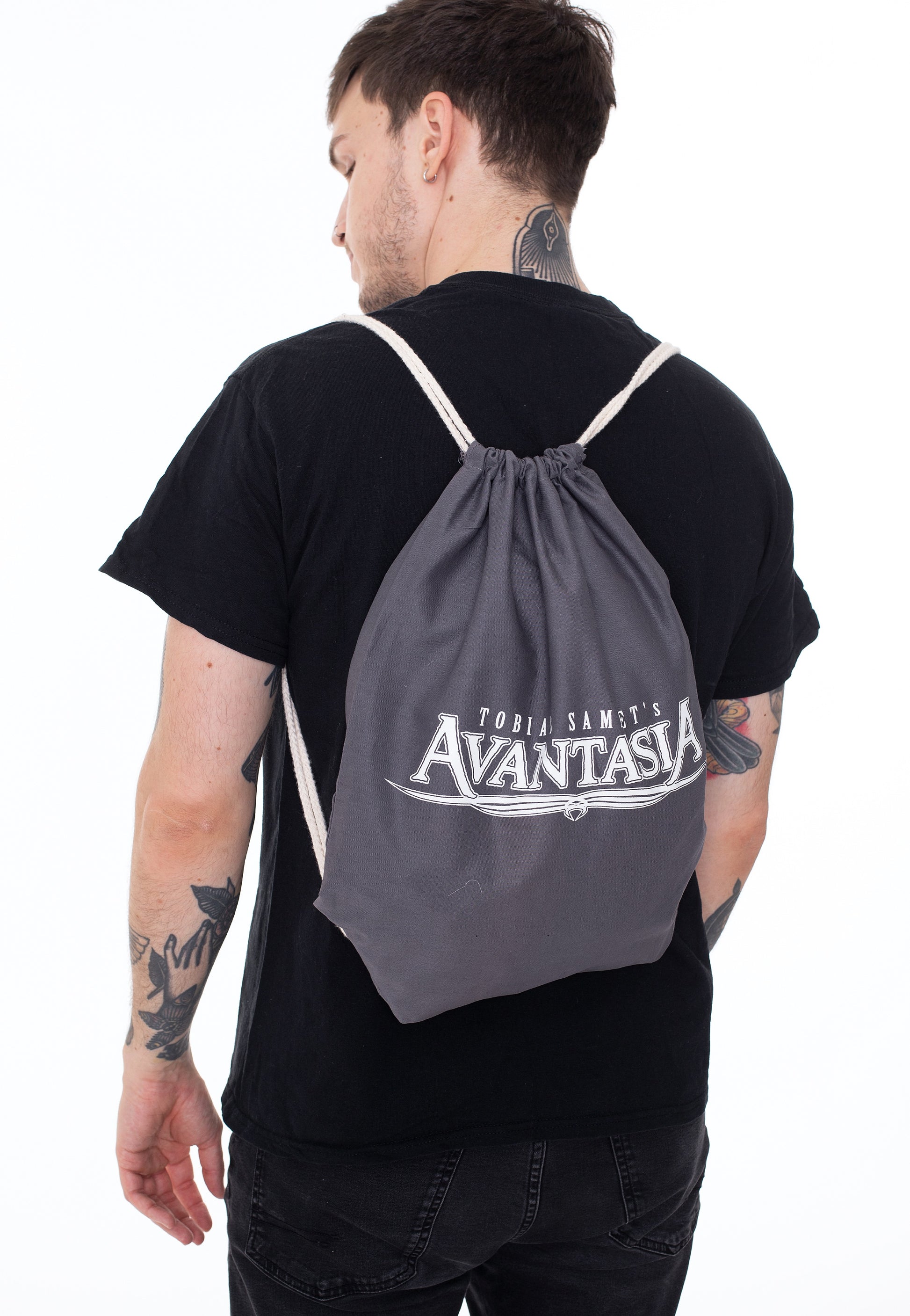 Avantasia - Logo Dark Grey Drawstring - Backpack | Neutral-Image